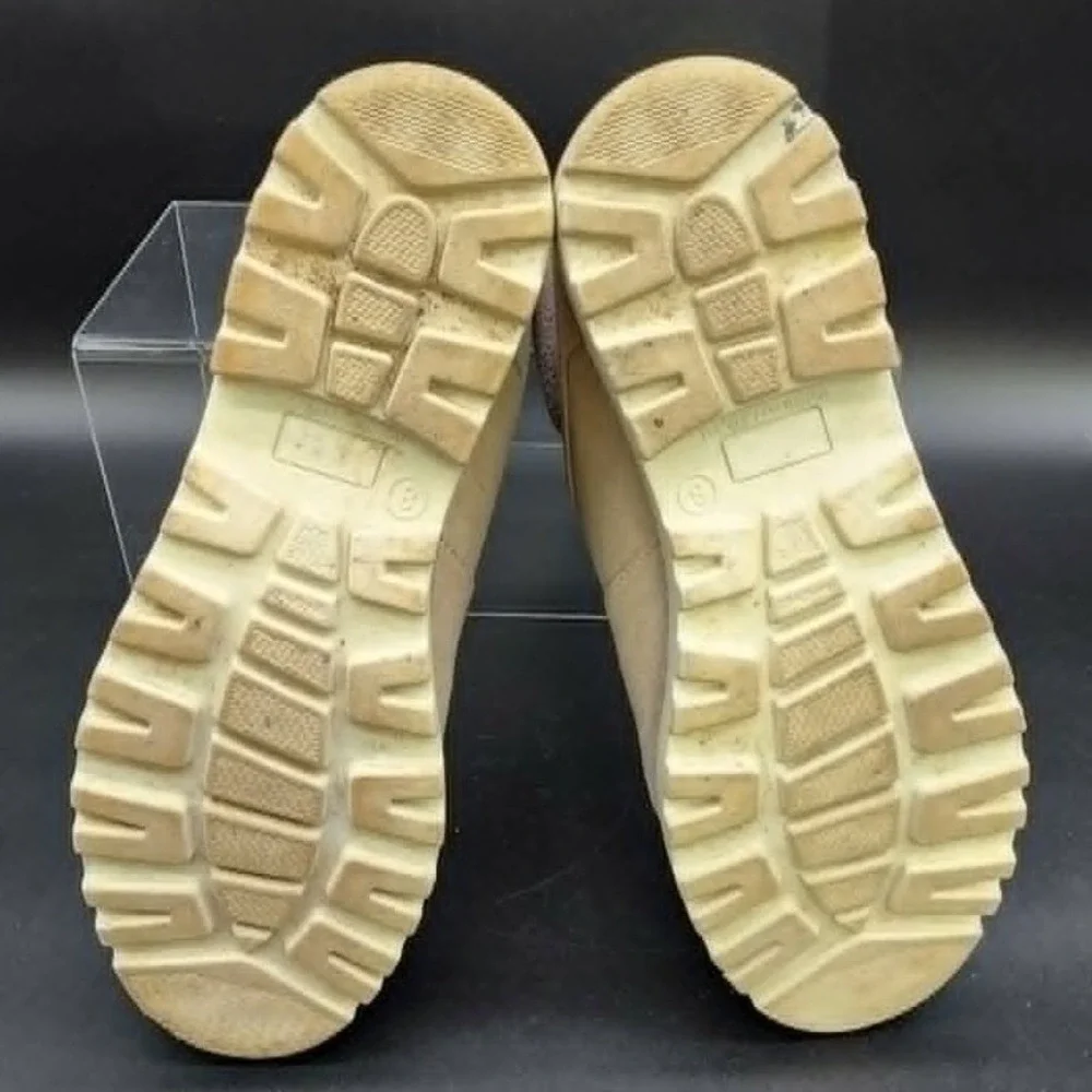 Kohls‎ Sonoma Cream Hiking Boot Women Size 8 Tiger Fish Gorpcore Winter Cozy Lug
